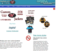 Tablet Screenshot of cjackets.com